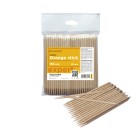 Orange stick STALEKS PRO for manicure, wooden 150 mm (100 pcs)