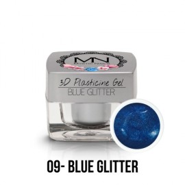3D Plasticine Gel - 09 - Blue Glitter - 3,5g