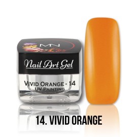 UV Painting Nail Art Gel - 14 - Vivid Orange