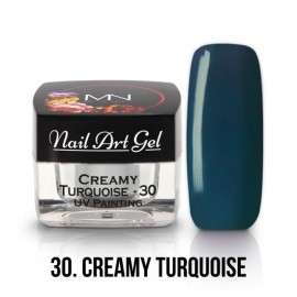 UV Painting Nail Art Gel - 30 - Turquoise - 4g