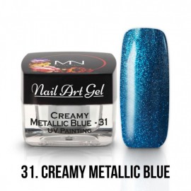 UV Painting Nail Art Gel - 31 - Metallic Blue - 4g