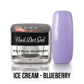 UV Painting Nail Art Gel - Ice Cream - Blueberry