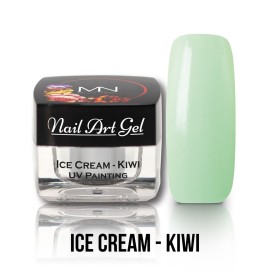 UV Painting Nail Art Gel - Ice Cream - Kiwi