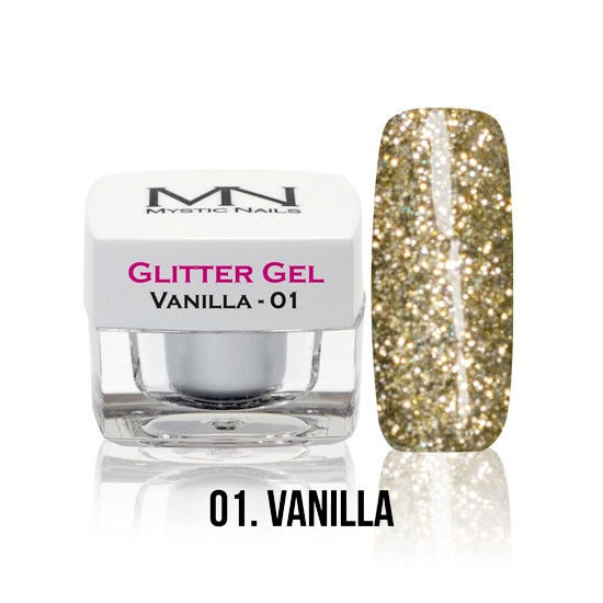 Glitter Gel - no.01. - Vanilla - 4g