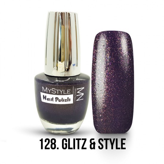 MyStyle Nail Polish - 128- Glitz & Style - 15ml