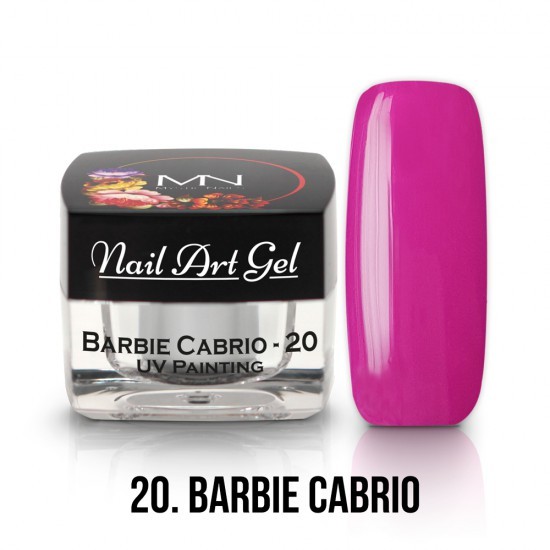 UV Painting Nail Art Gel - 20 - Barbie Cabrio - 4g