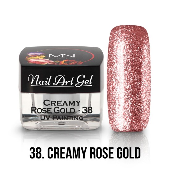 UV Painting Nail Art Gel - 38 - Creamy Rose Gold - 4g