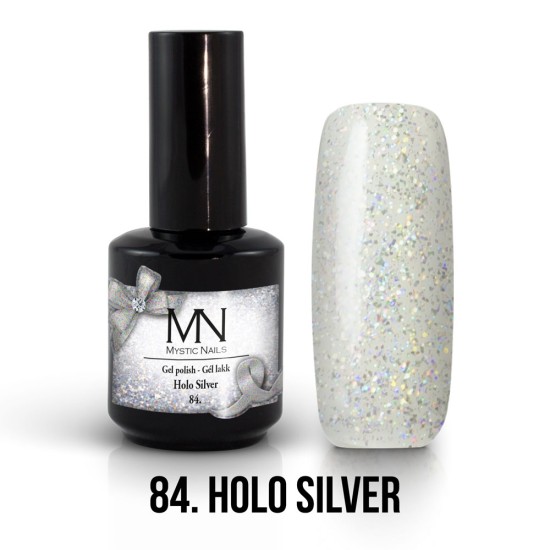 Gel Polish 84 - Holo Silver 12ml