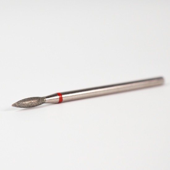 Nail drill bit - diamond - peak flame (fine)